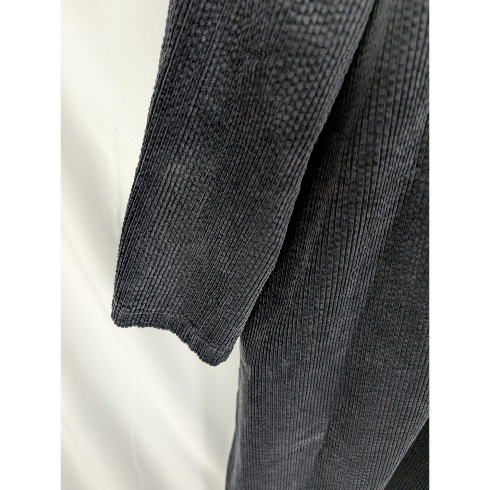 Culture Denmark Charcoal Gray Corduroy V-Neck Sack Dress Medium - 100% Cotton - Picture 15 of 16